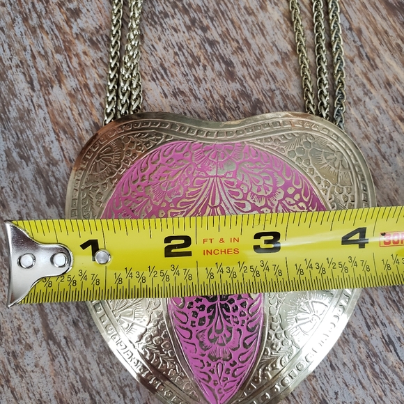 Fashion Shield Pendant Necklace - Picture 2 of 4